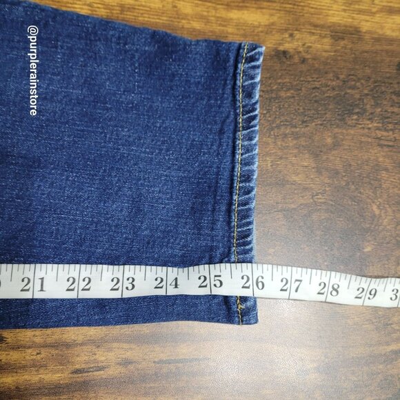 Slink Jeans 20 Curvy Straight High Rise Tummy Control Medium Dark Wash - Picture 11 of 14